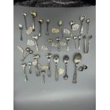 Qty HM Silver spoons177G.