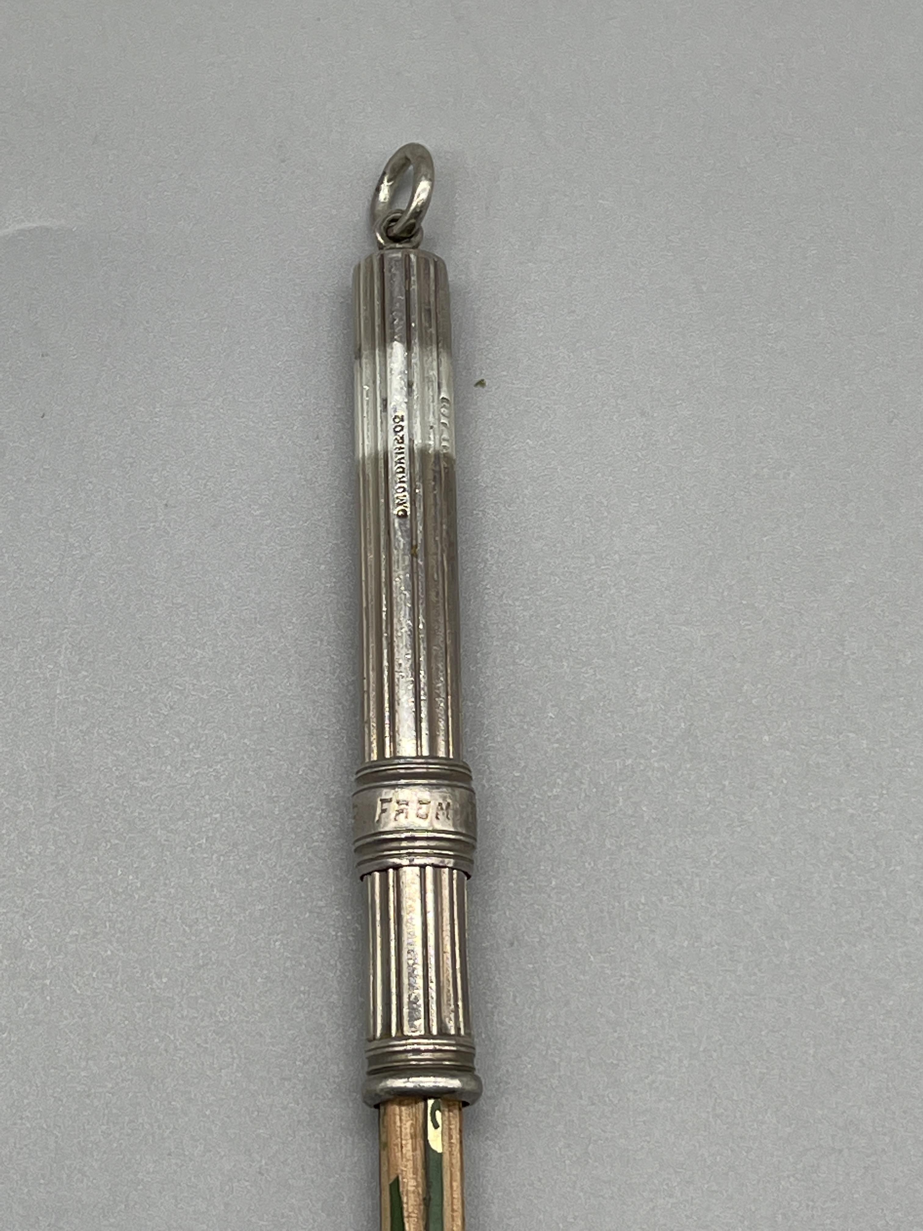 Sampson Mordan&Co Silver Pencil - Image 3 of 3