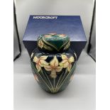 Modern boxed large Moorcroft ginger jar, Carousel