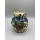 Modern Moorcroft ginger jar signed to the base Ann