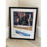 Multi Autographed Soccer Saturday photograph to in