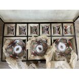 Cased 1920 Japanese coffee cans and saucers (One s