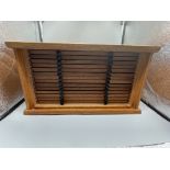 14 drawer coin cabinet and coins to include large