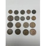 18th C and 19th C Farthings and Halfpennies many h