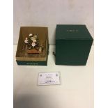 Boxed Albany hm silver Goldcrest figurine. 151