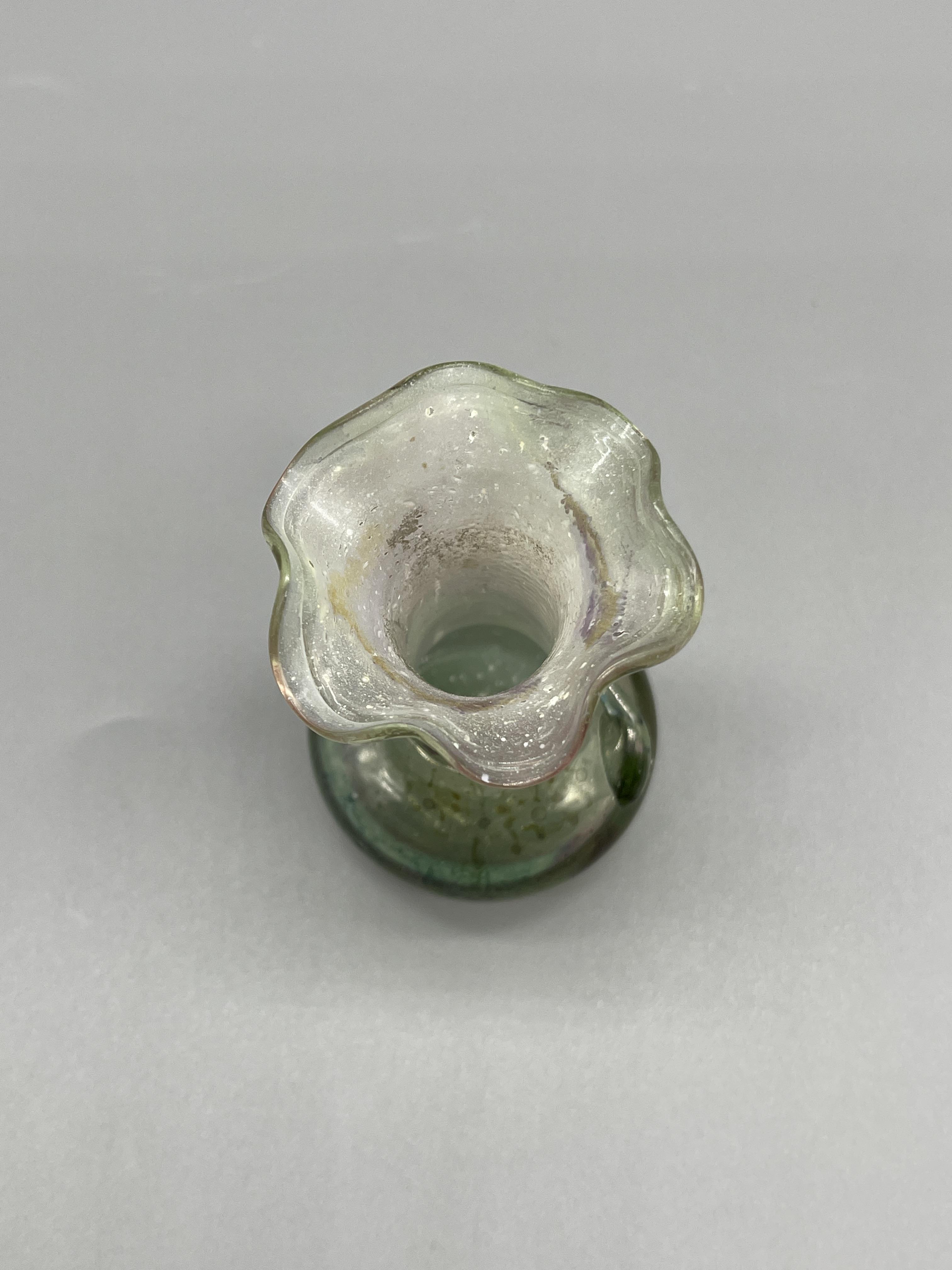 Small Roman Glass Style Vase. Approximately 2inche - Image 3 of 5