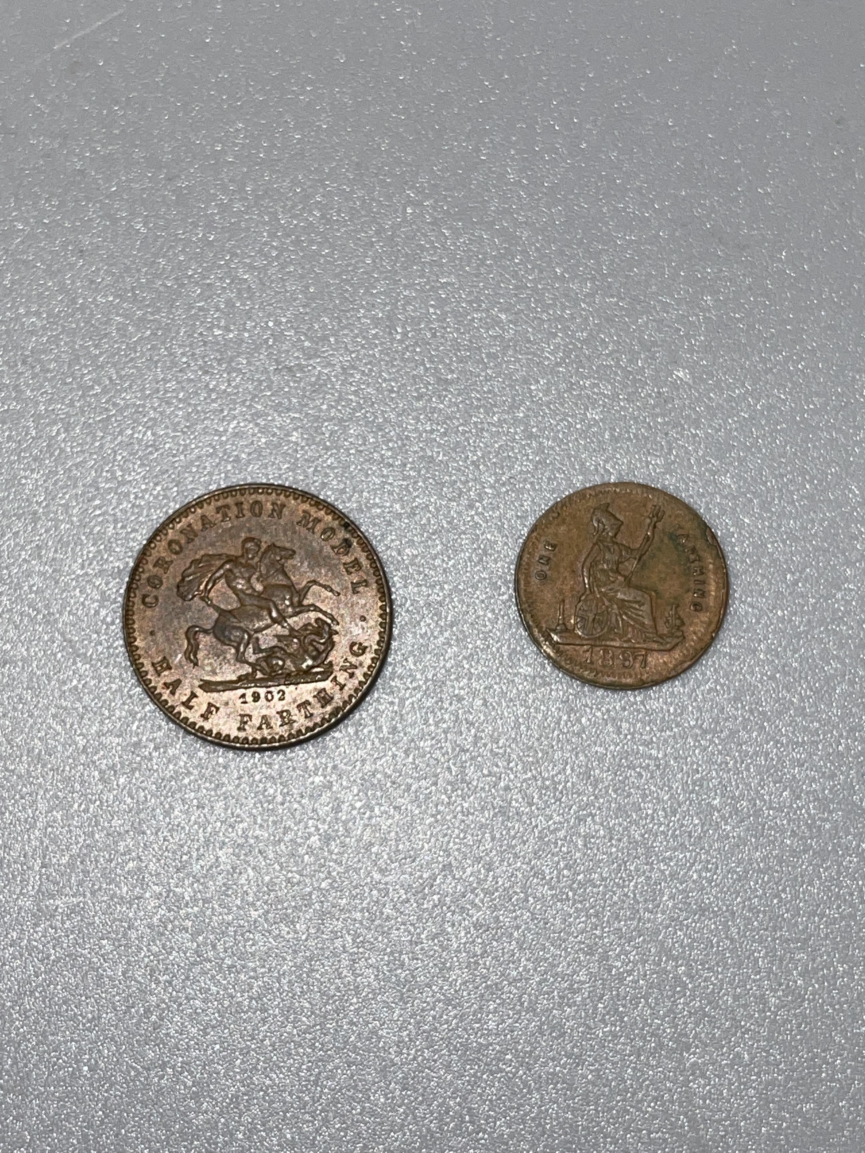 High grade Half and third farthings and model coin - Image 4 of 6