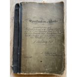 1911 "Specification of works" Book for demolition