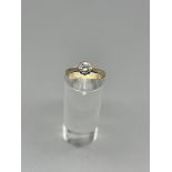 18ct Diamond solitaire ring approx0.40ct.