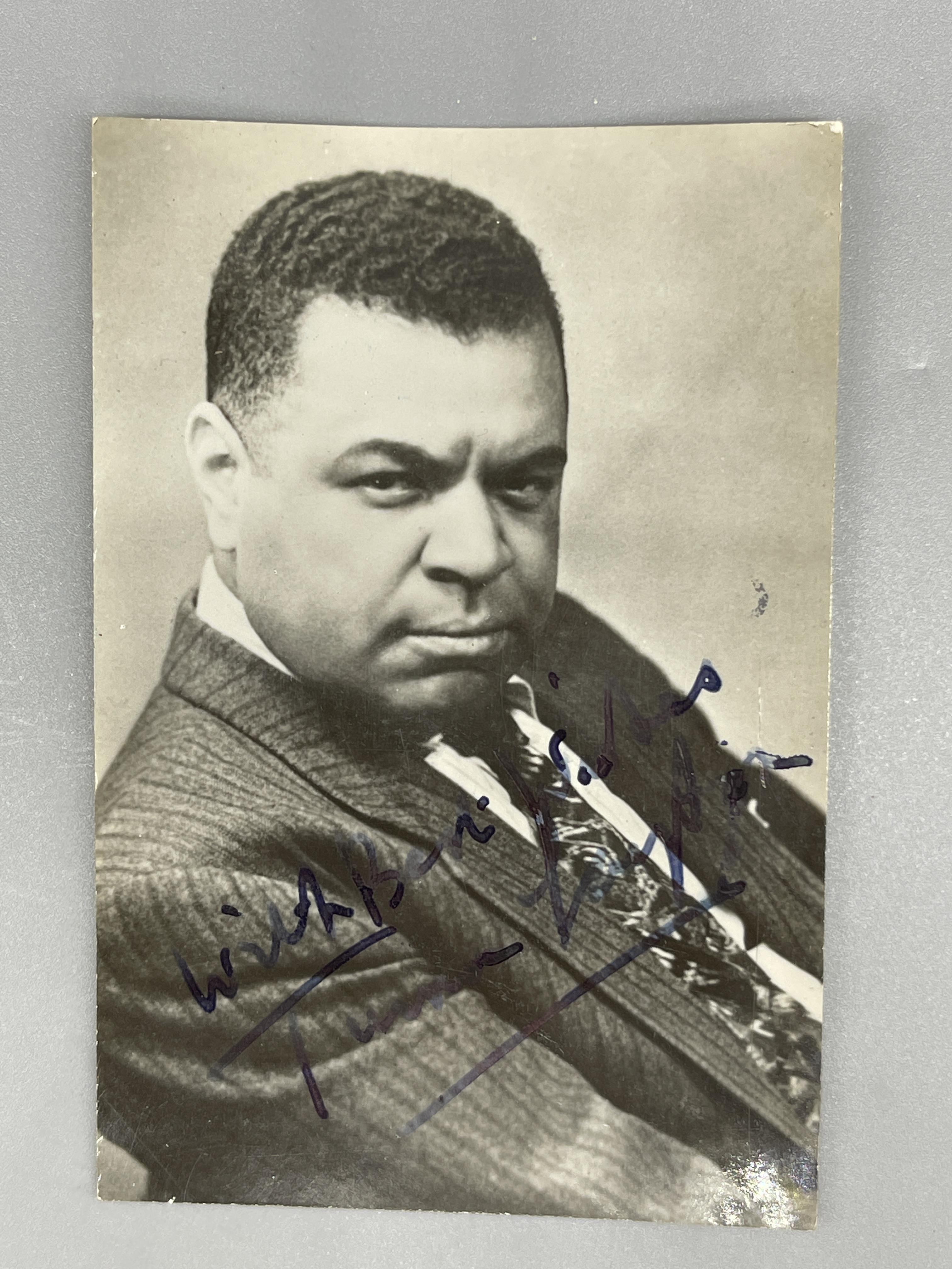 American Singer Turner Layton Autographed Photo - Image 2 of 3