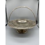 HM Silver Bread basket, Walker & Hall, Sheffield,