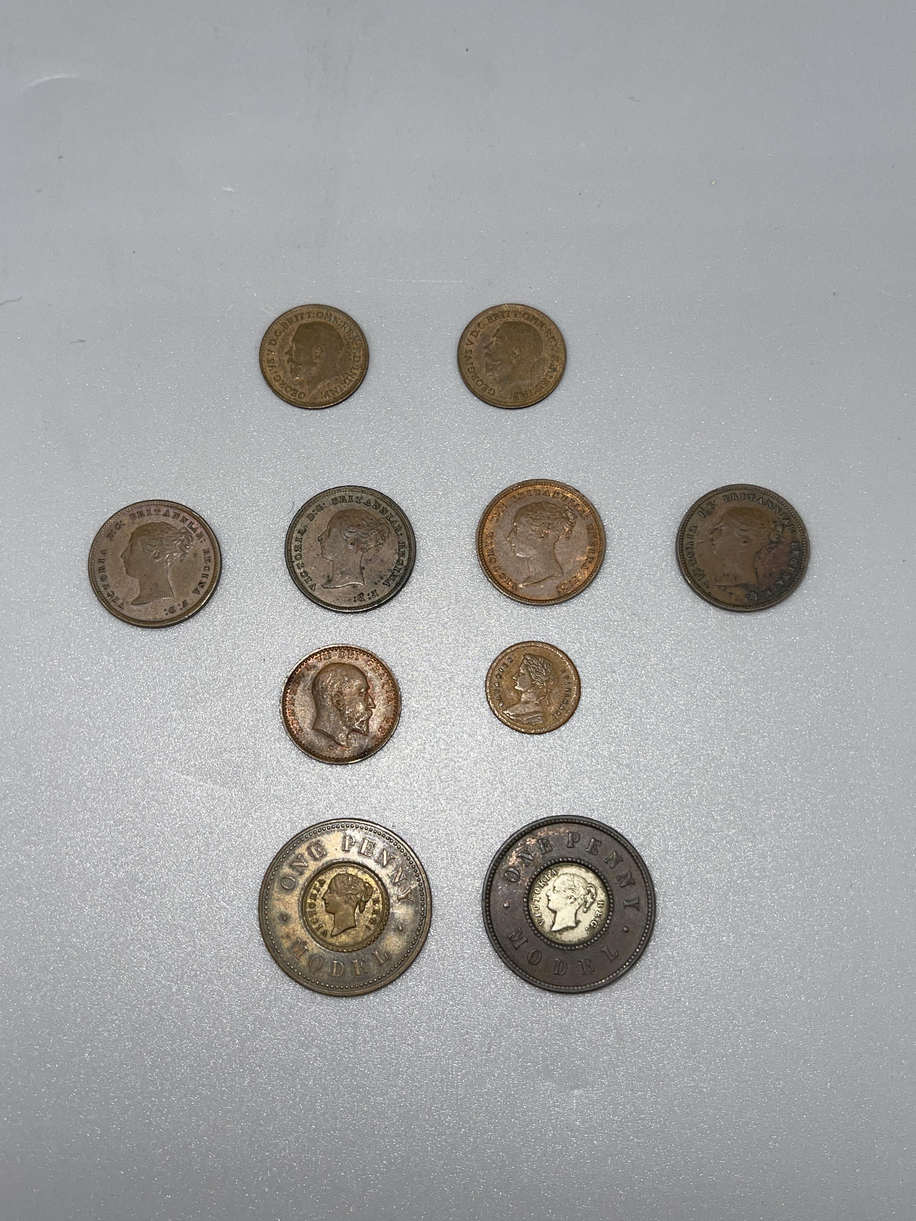 High grade Half and third farthings and model coin - Image 6 of 6