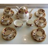 Royal Albert "Lady Hamilton" Tea Service.