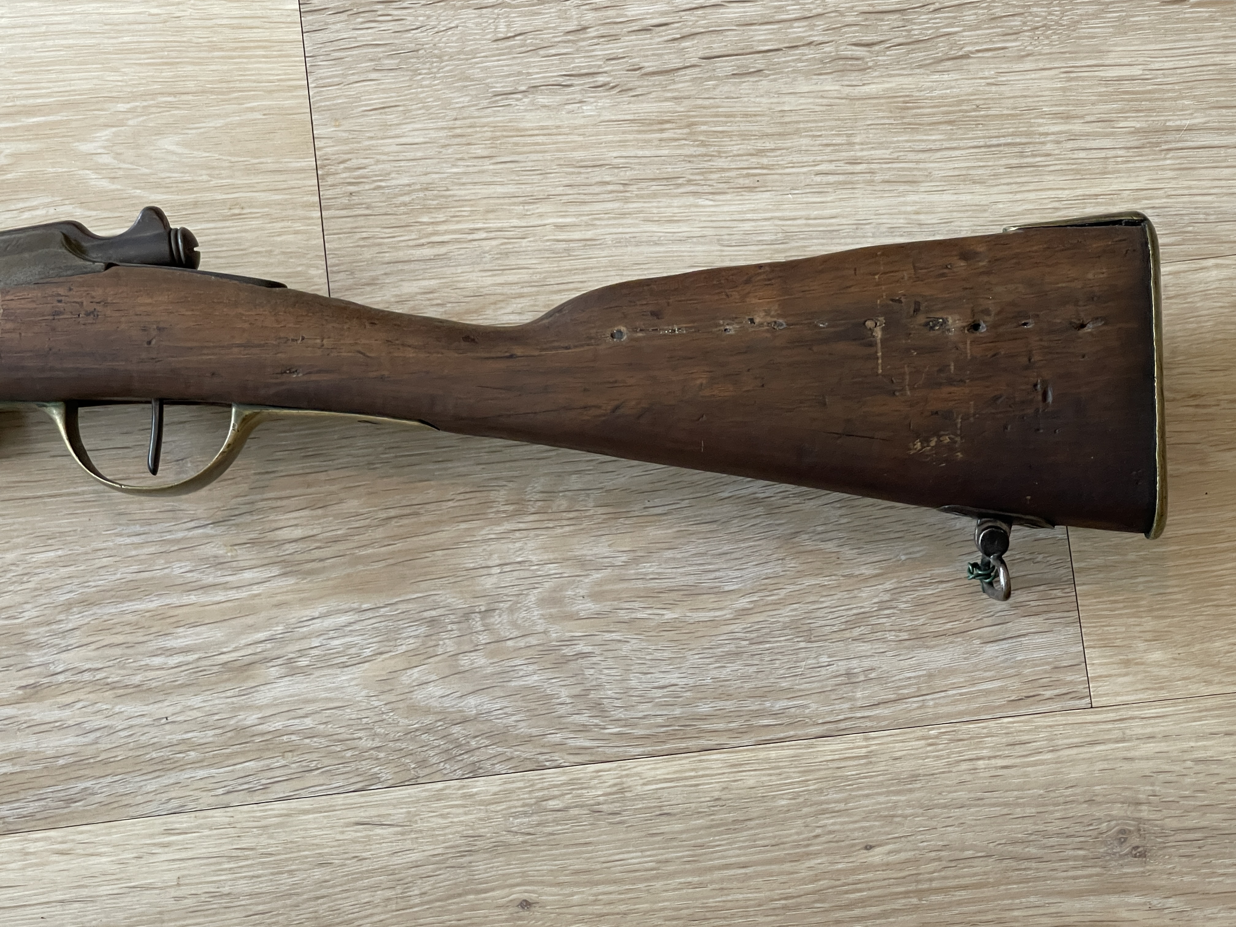 Obsolete calibre 11mm French bolt action rifle and - Image 9 of 15