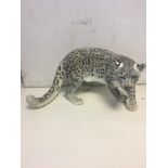 Country Artists large model of a Snow leopard 0546