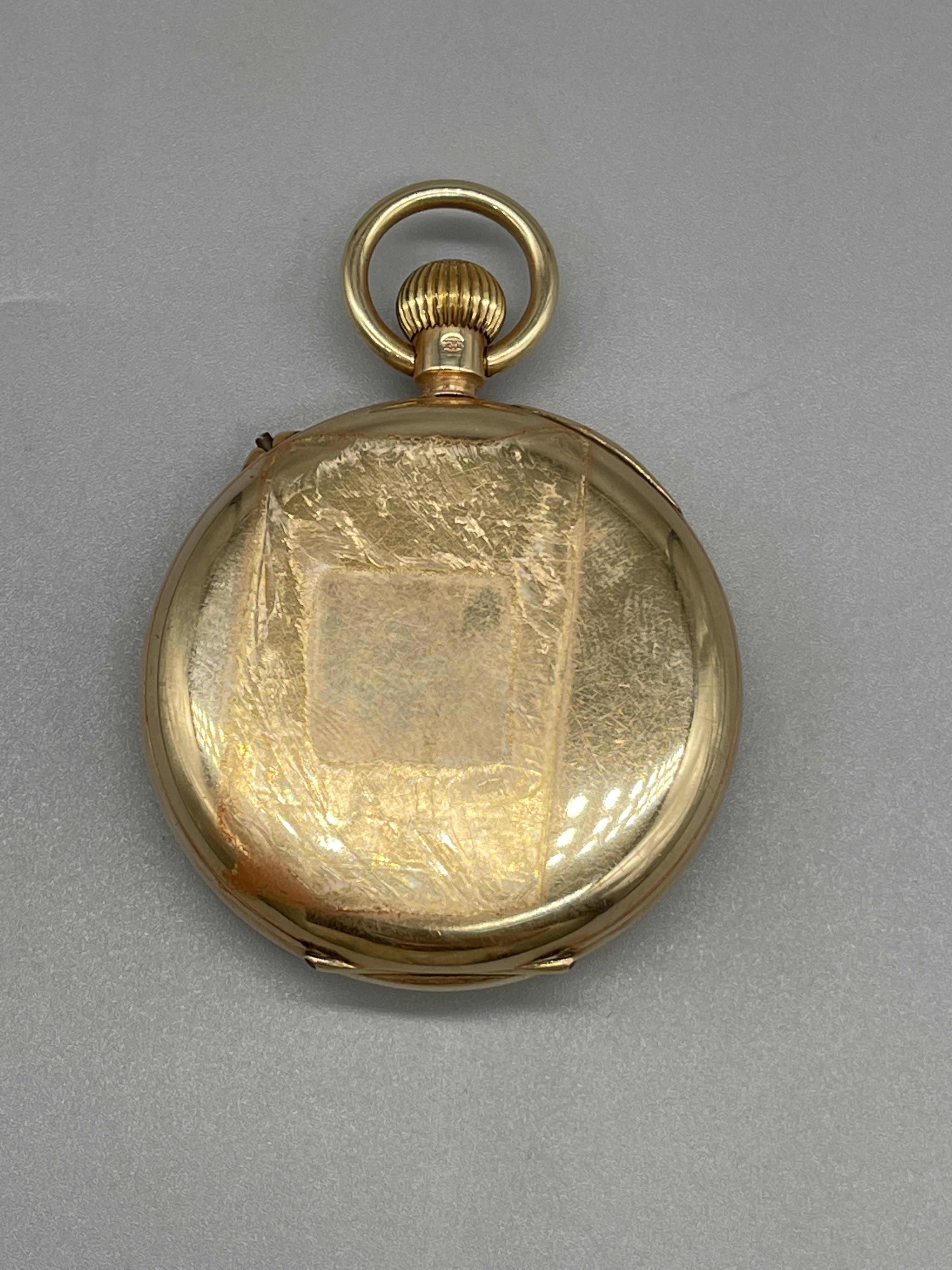 9 ct Gold pocket watch - Image 2 of 4