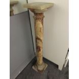 Onyx pedestal/jardiniere stand