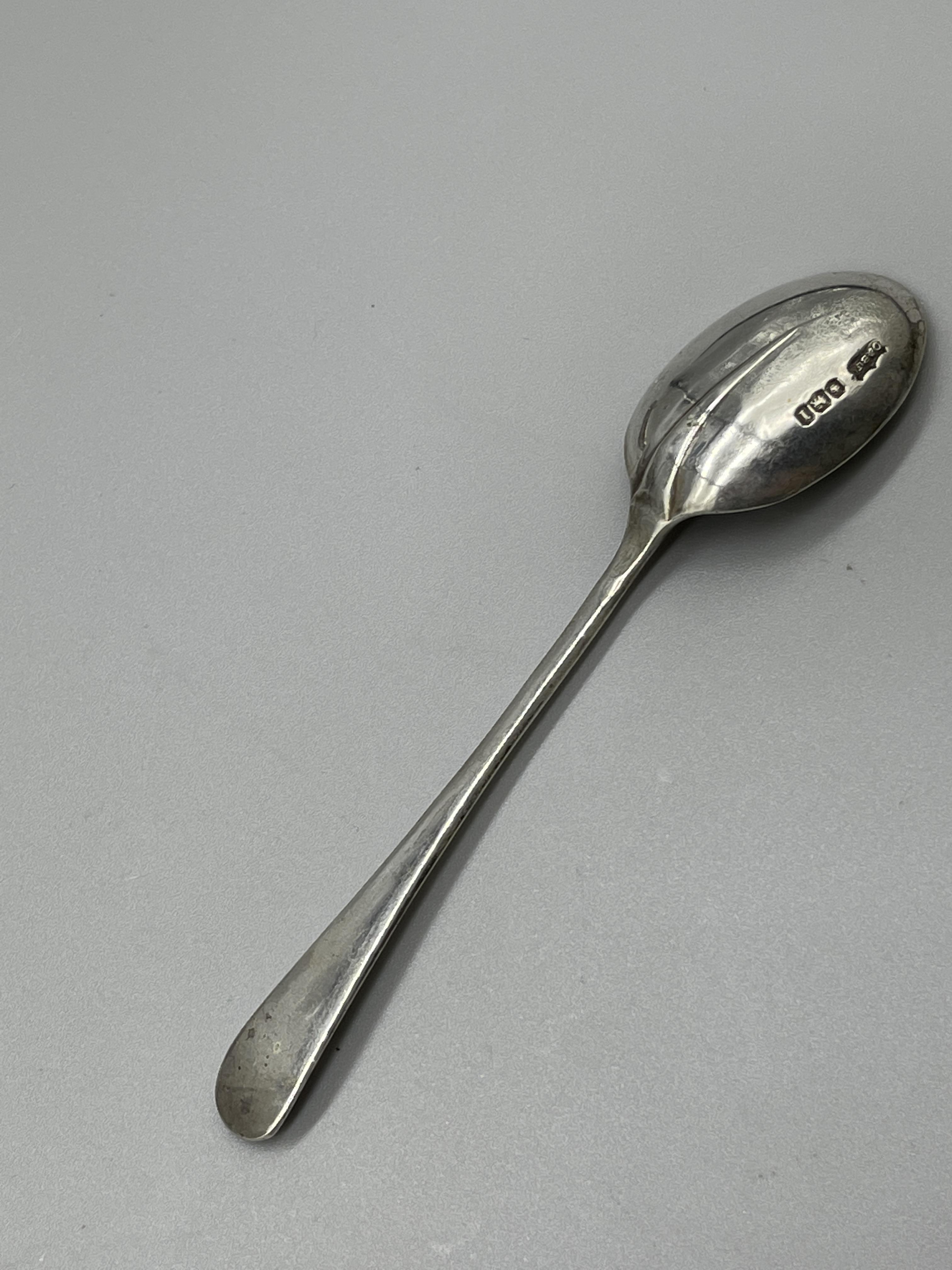 HM Silver Creamer, egg cup and spoon. Weight 98gr - Image 4 of 6