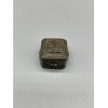 White Metal Chinese Small Box