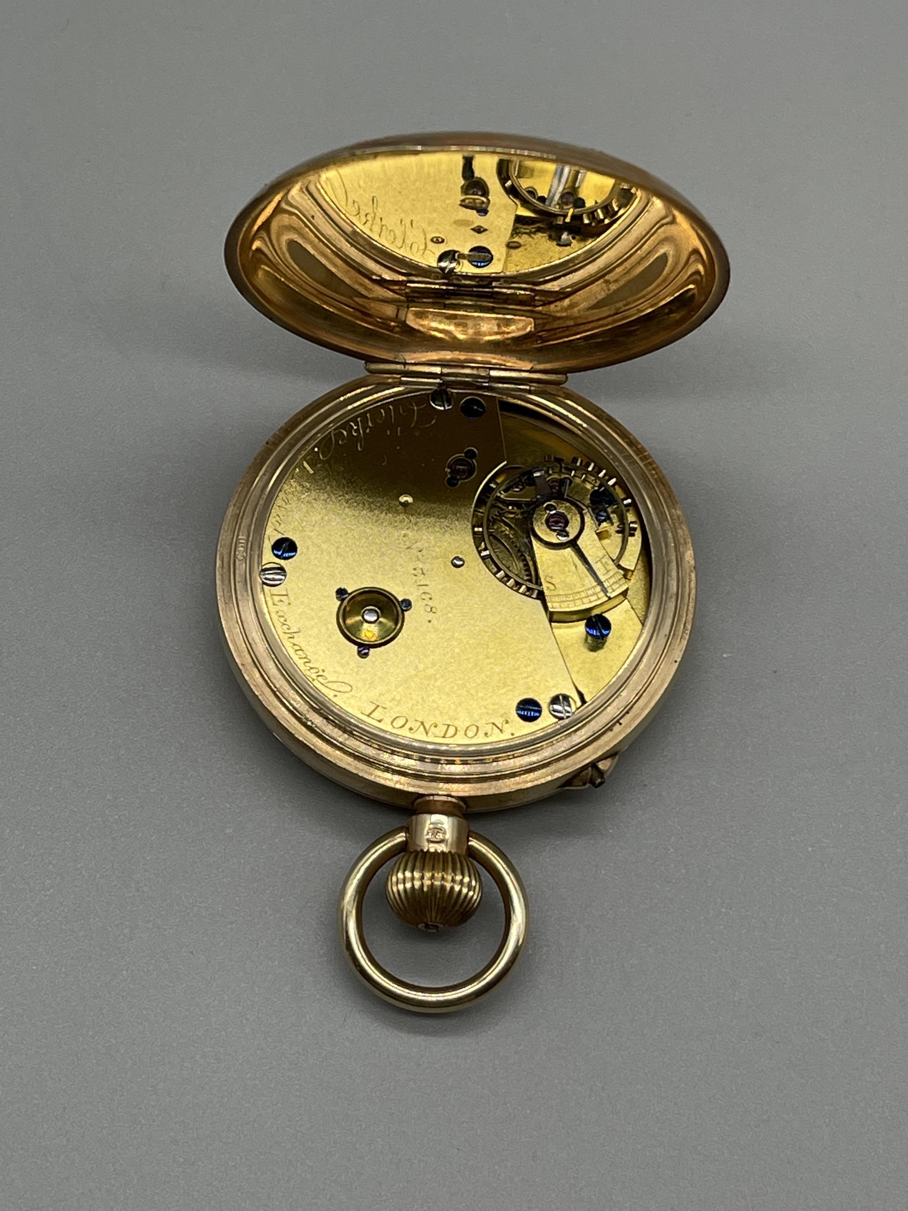 9 ct Gold pocket watch - Image 3 of 4