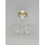 9ct Pearl Dress ring