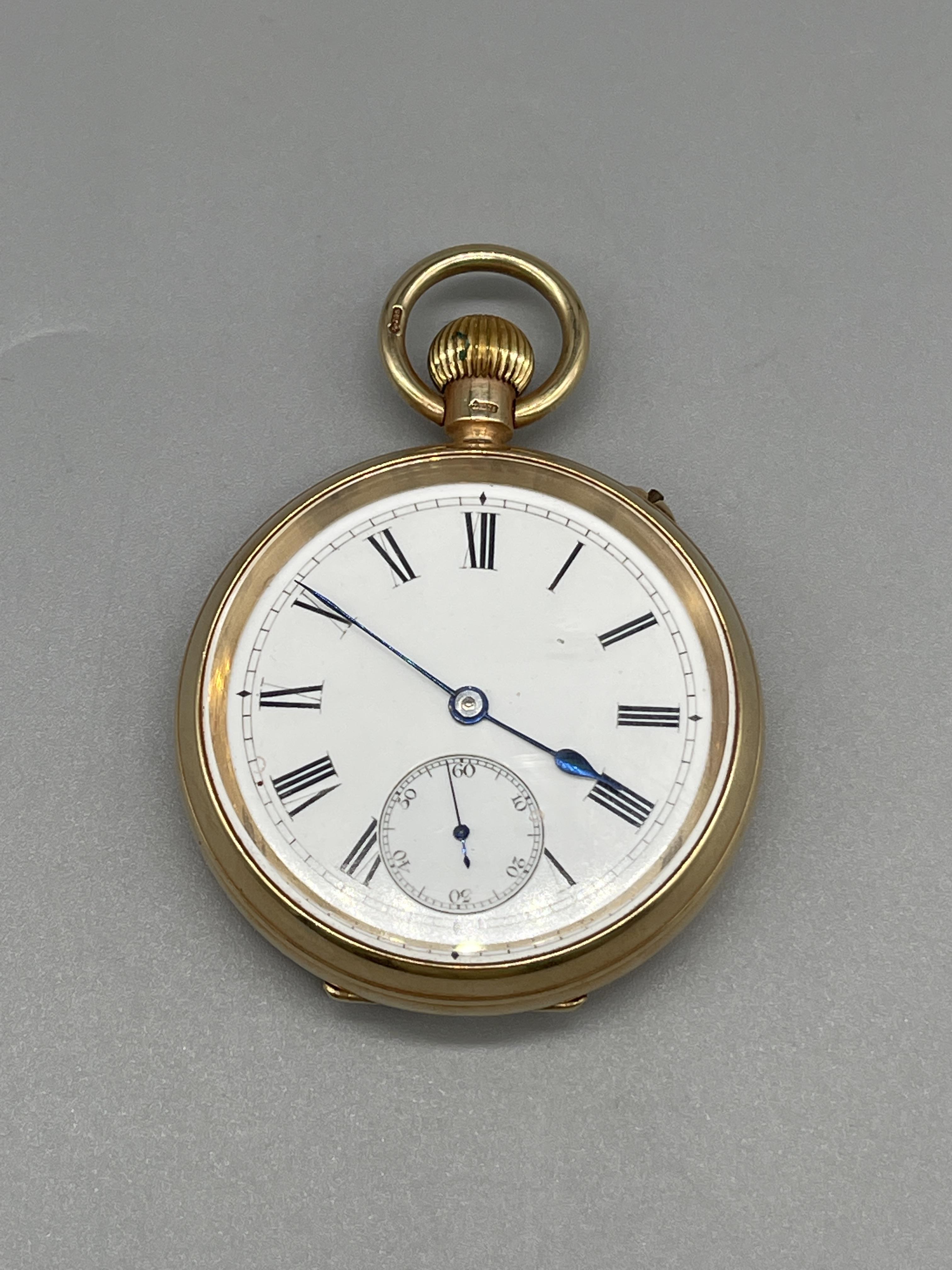 9 ct Gold pocket watch