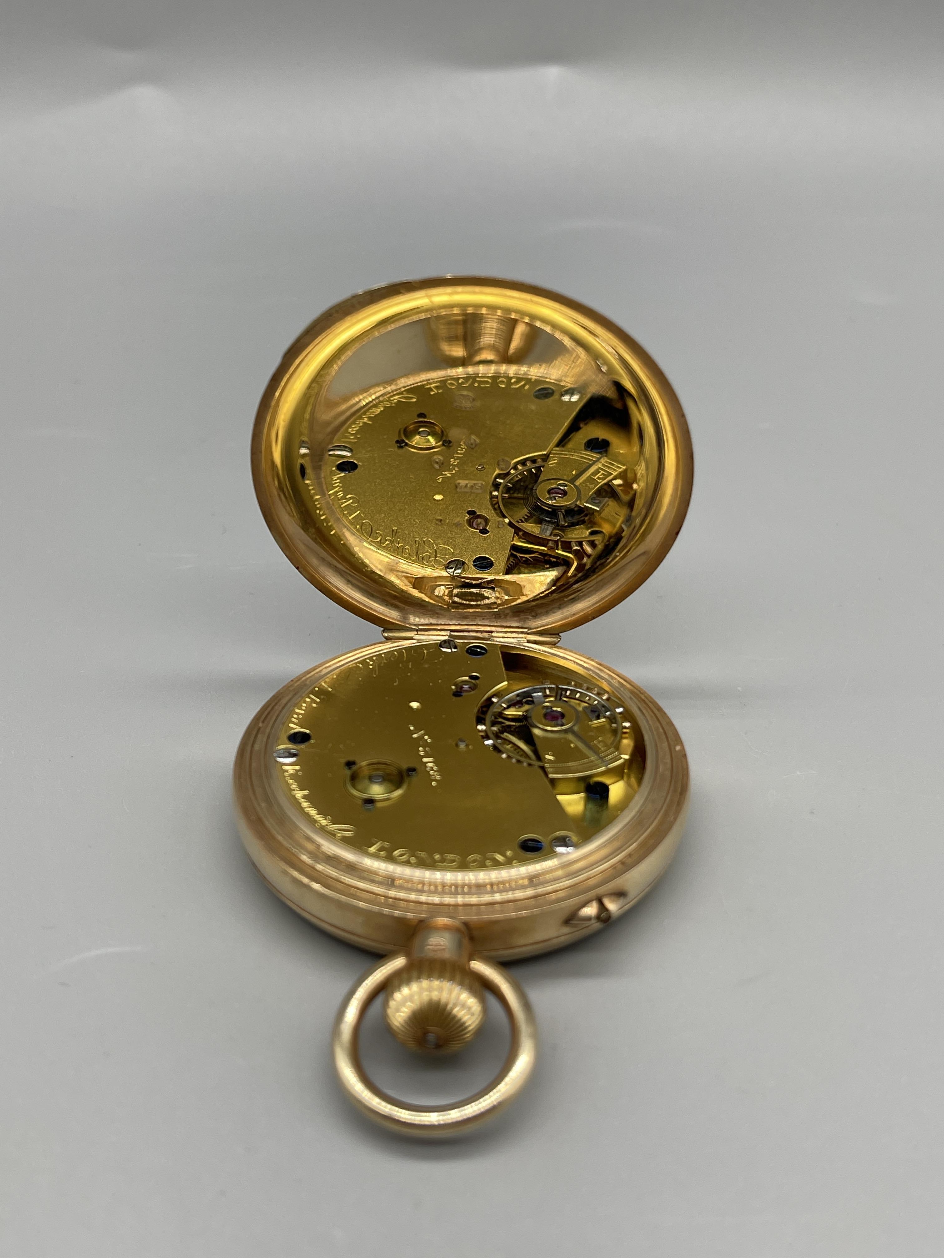 9 ct Gold pocket watch - Image 4 of 4