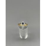 9ct Sapphire gold dress ring