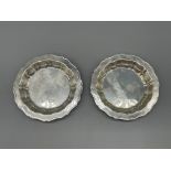 Two HM Silver pin trays Dublin hallmarks