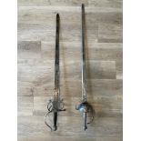 Two reproduction ancient Spanish Swords 146