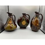 Three Royal Doulton Dewar's Whisky Jugs