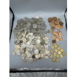 Box of EF 1967 pre decimal coins all values.