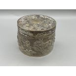 19th Century Chinese Silver Round Lidded Box