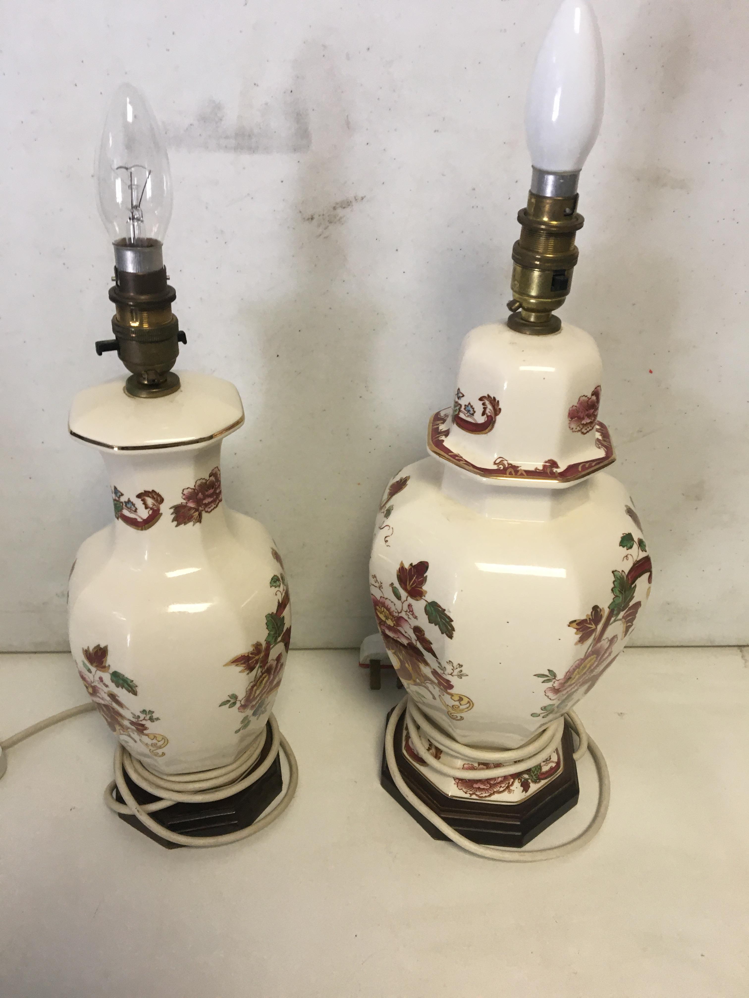 Two Masons Ironstone lamps - Image 2 of 3