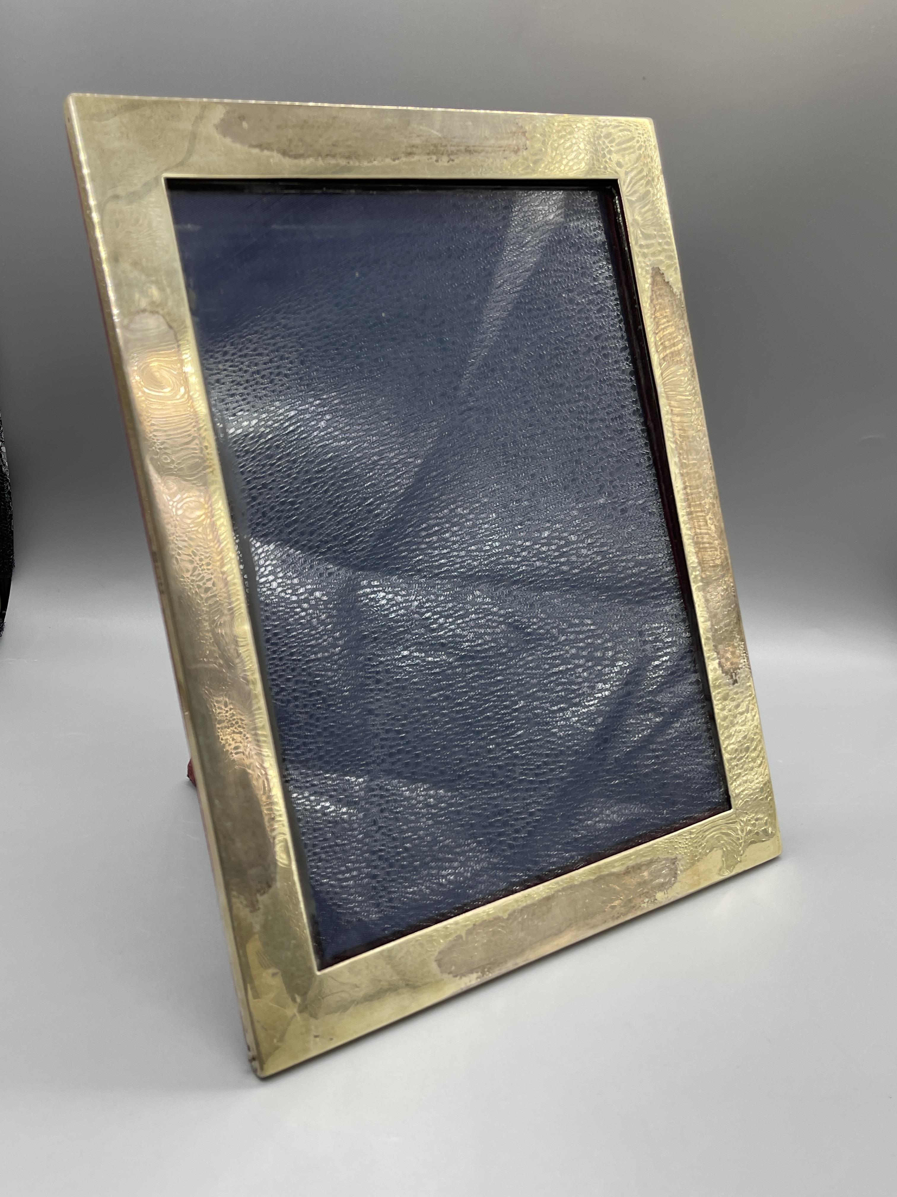 Three HM Silver Photo Frames 1) H26.5cm x W20.5cm, - Image 5 of 10