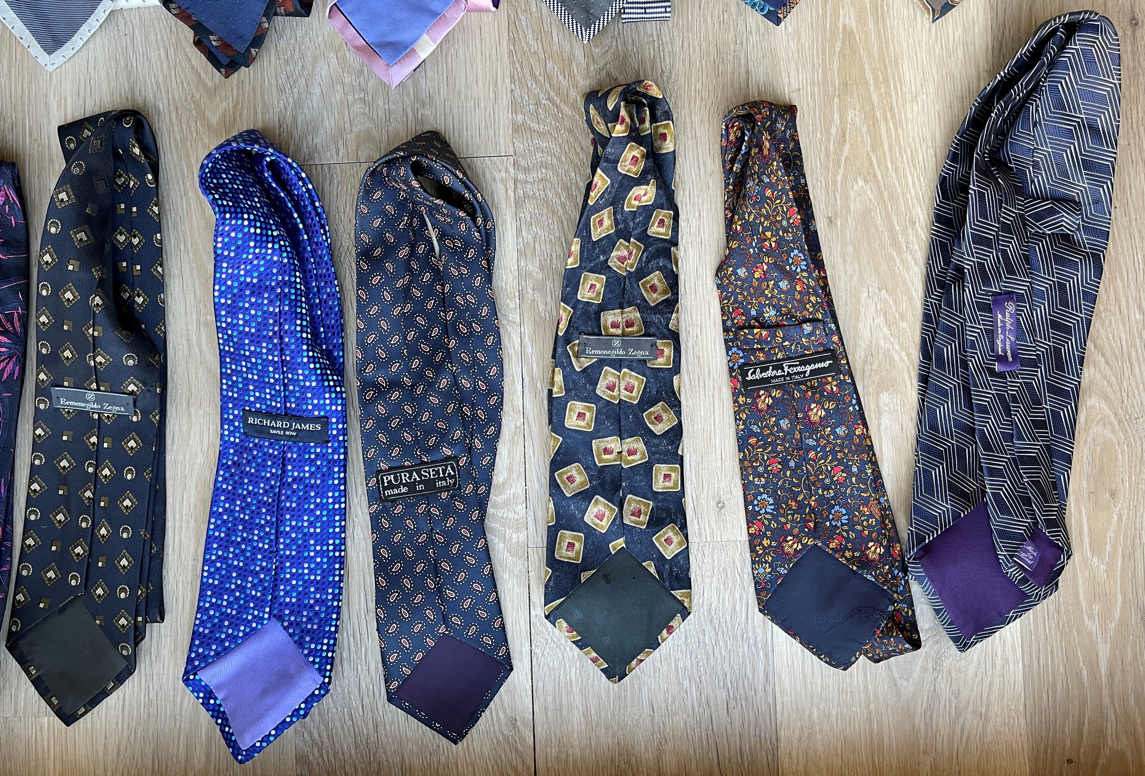 Designer gents ties to inc, Hermes, Valentino, Dun - Image 10 of 12