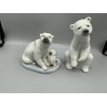 Lladro Polar Bears