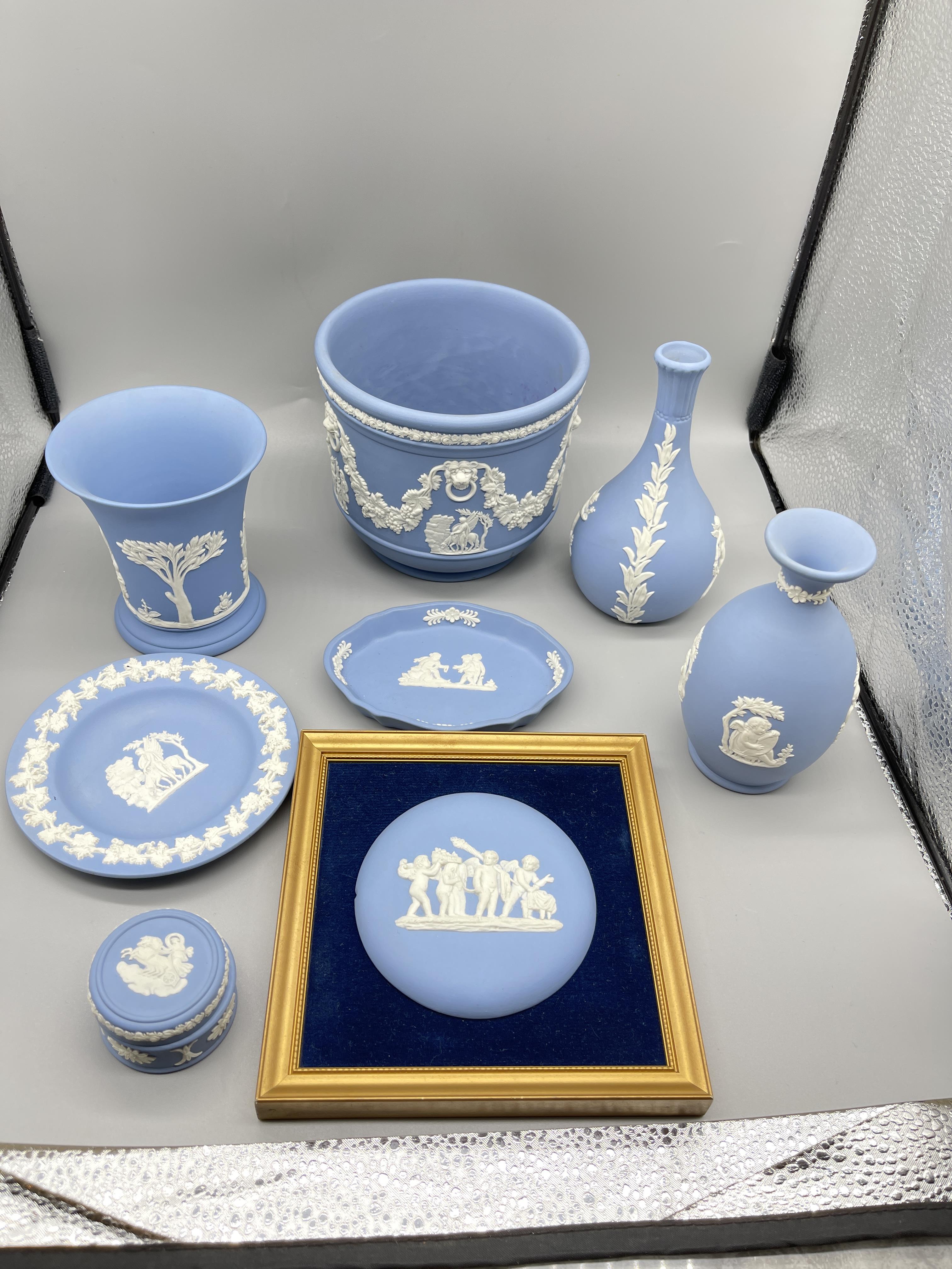 Eight Pieces Wedgewood Jasper Ware - Image 2 of 8