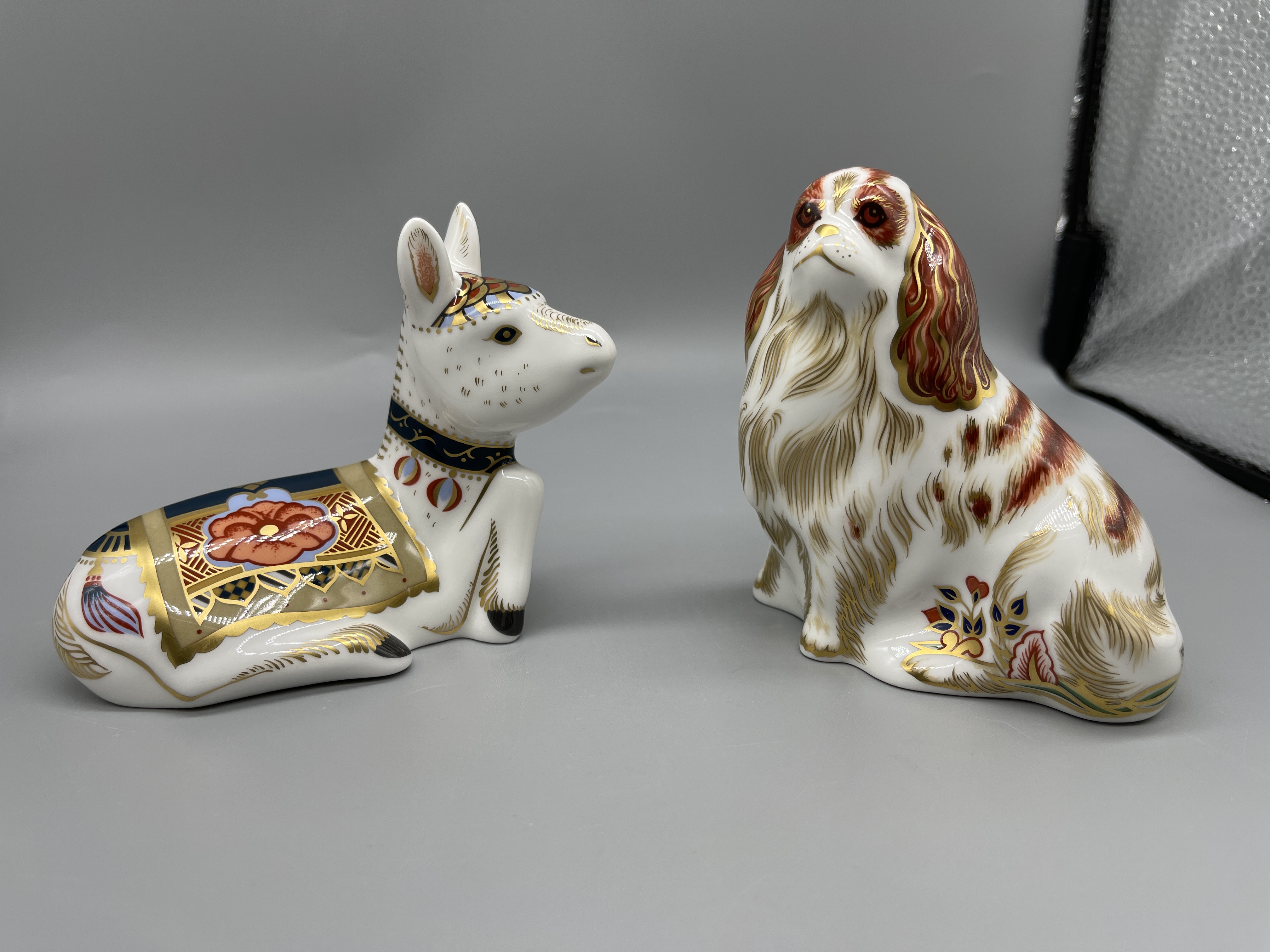 Royal Crown Derby - Donkey Foal Cavalier King Charles Spaniel 20