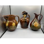 Three Royal Doulton Dewar's Whisky Jugs