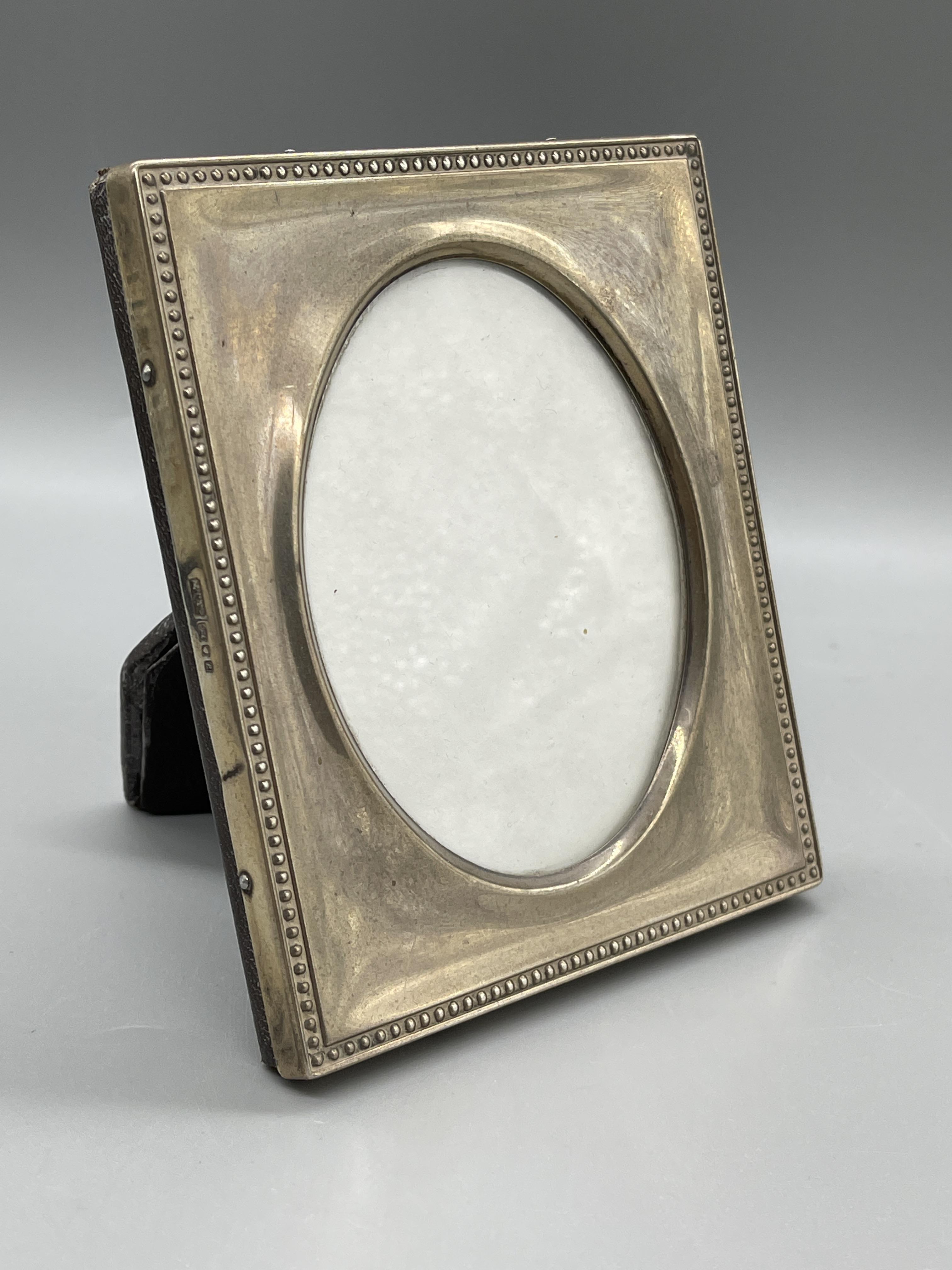 Three HM Silver Photo Frames 1) H26.5cm x W20.5cm, - Image 8 of 10