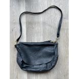 Mulberry handbag in blue leather, minor wear to t