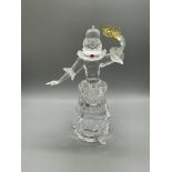 Boxed Swarovski Masquerade figure, tiny scratch to