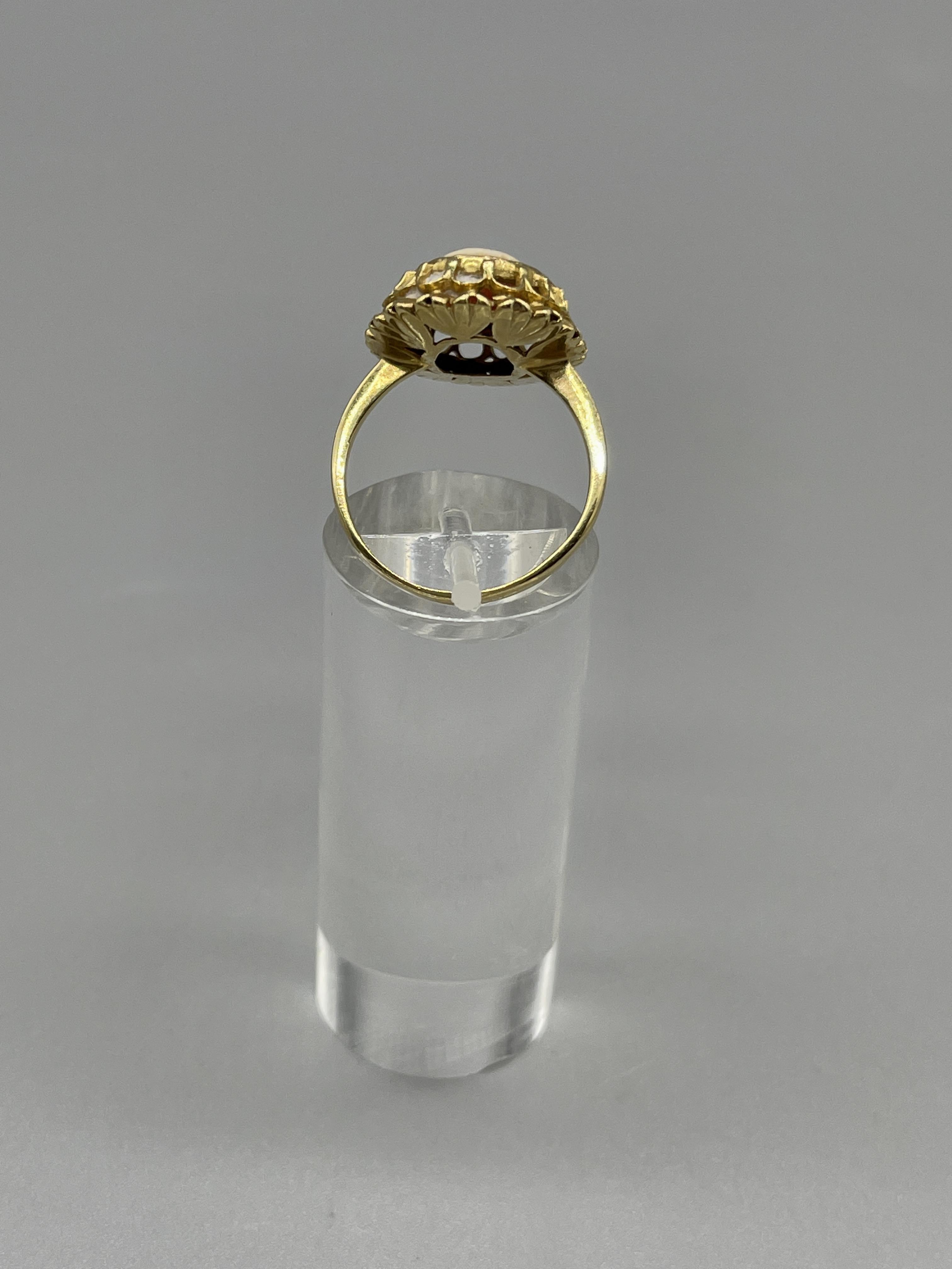 9ct cameo dress ring - Image 4 of 7