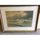 Pair Framed and glazed J H Bland watercolours of c