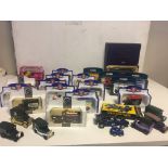 Qty of boxed die cast vehicles, corgi etc.