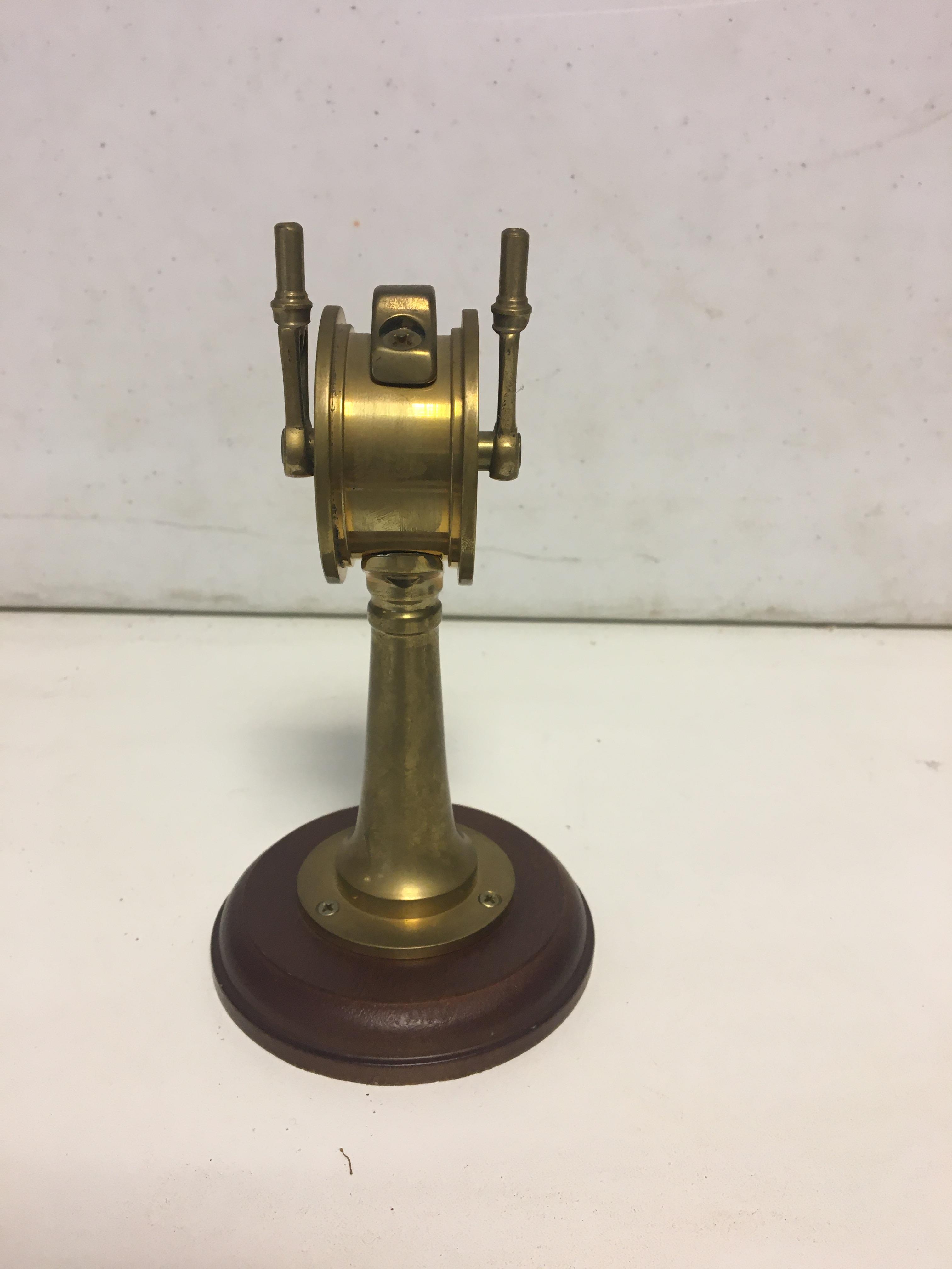 Brass model of a ships control. - Image 3 of 3