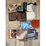 Twelve Scarves 1950's - 1960's