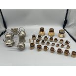 Royal Doulton Miniatures and EPNS Set