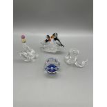 Boxed Swarovski Cobra, Seal, puffins, unused condi